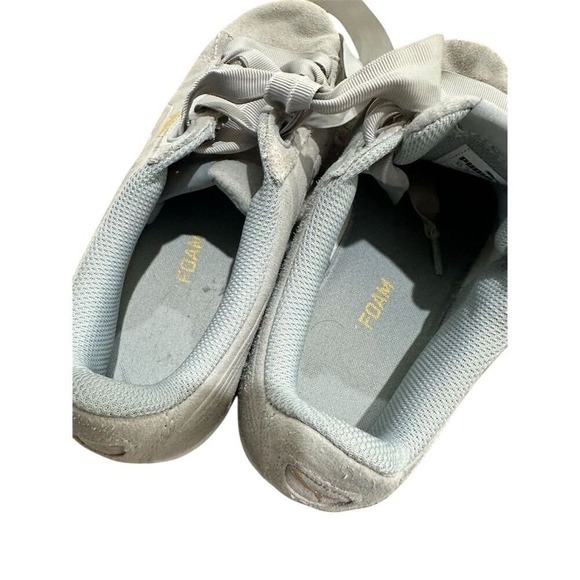 PUMA Vikky‎ Ribbon Women's Sneakers Gray Size 8 Athletic Shoes - Picture 6 of 7